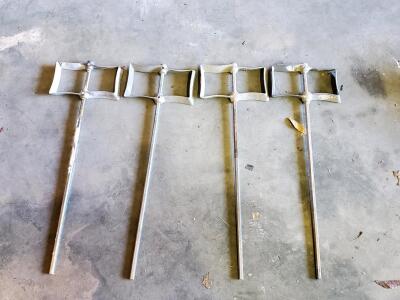 Set Of Four Paint Mixer Tools