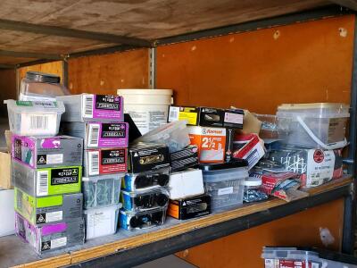 Assorted Fasteners & Connectors Lot &ndash; Everbilt, Deckmate, Tree Island, Tapcon, Ramset, SENCO