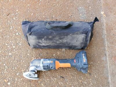 WORX 20V Cordless Oscillating Multi-Tool WX682L with Battery and Carrying Bag