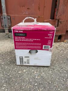 Everbilt 3/32 in. x 6,500 ft. White Twisted Polypropylene Tying Twine, 220 lb Working Load