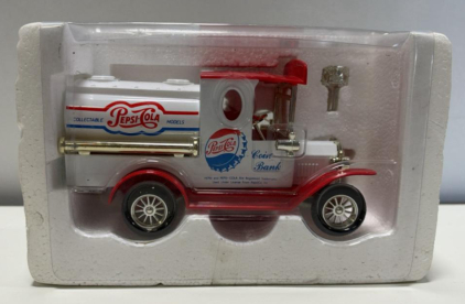 1995 Pepsi-Cola Die-Cast Delivery Truck Coin Bank by Golden Wheel, 1:24 Scale, Limited Edition