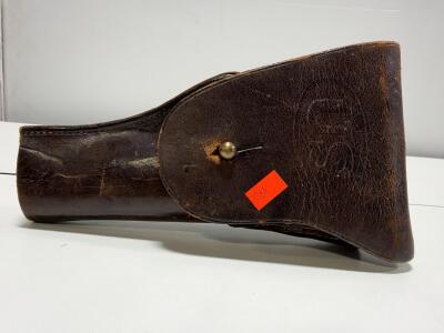 U.S. Military M1909 Leather Flap Holster for Colt M1892/S&W M1902 Revolver
