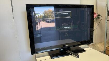 Insignia 42" Plasma TV NS-P42Q-10A, 1024x768 HD, HDMI, Stand, Remote, May 2009, SN: AA013M1S500222Y