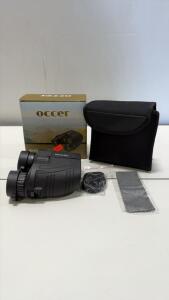Occer 12x25 Compact Binoculars, 12x Magnification, 25mm Objective Lens, Case, Cleaning Kit