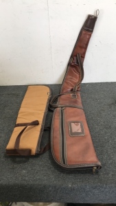 (1) Kolpin Leather 48” Rifle Case & (1) Allen Rifle Case