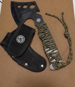 UST ParaHatchet FS Tactical Hatchet with Paracord Handle and Fire Starter