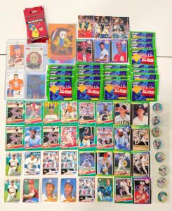 Mixed Lot: Fleer 1995 Baseball All-Stars Packs, Topps, Donruss MLB Cards, Angry Birds & More