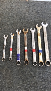 Set Of (7) Proto Anti-Slip Wrenches 1/2” to 15/16”