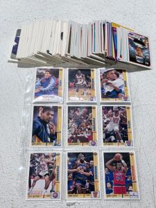 1991-92 Upper Deck NBA Basketball Card Lot &ndash; Approx. 100-200 Cards, Various Teams