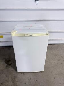 Haier 4.5 Cu. Ft. Compact Mini Refrigerator with Half-Width Freezer and Glass Shelves