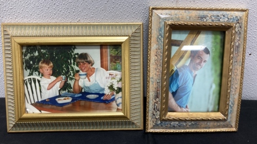 Two Gold Picture Frames