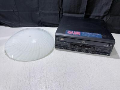 Set of 2 Frosted Glass Dome Light Covers, 13" Diameter, Swirl Pattern for Ceiling/Fan