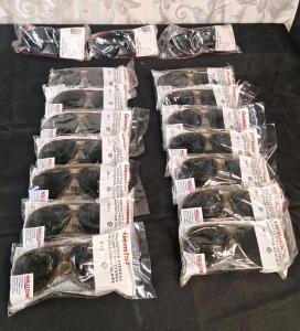 (14) Pair Of Willson Gemini Safety Glasses & (3) (3) Pair Of Willson Santa Cruz Safety Glasses