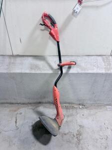 Weed Eater FeatherLite Plus Electric String Trimmer, 12" Cutting Width, Curved Shaft