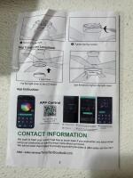 Teracfan Smart Ceiling Fan with Integrated LED Light and App Control - 3