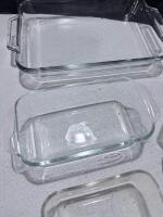Pyrex 6-Piece Glass Baking Dish Set, Assorted Sizes, Oven Safe, Clear, with Handles - 3