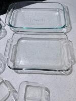 Pyrex 6-Piece Glass Baking Dish Set, Assorted Sizes, Oven Safe, Clear, with Handles - 7