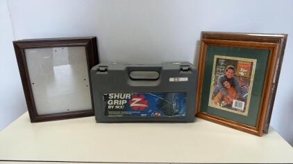 SCC Shur Grip Z SZ331 Tire Chains Pair, SAE Class S, Fits Multiple Sizes w/ Case plus 5 picture frames