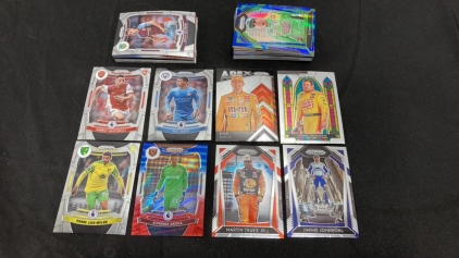 Assorted Panini Premier League Soccer Cards- Panini NASCAR Collector Cards