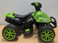 Children's Ride-On Quad/ATV, Green/Black, Plastic Construction, Serial Number: RCL4005x