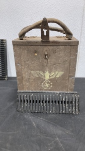 Vintage German Ammo Box W/ Clips