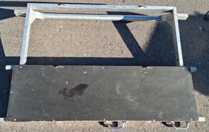 Dock Bench Platform with Galvanized Steel Frame and Composite Seat