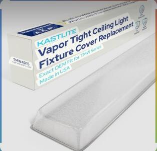 (Stock Photo Used) KES SUPPLY 323920 4ft Vapor Tight Fluorescent Light Housing, 2x32W T8
