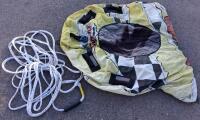 Towable Inflatable Water Tube, 3 Rider, Heavy-duty, Handles, Rope Included and Airhead Slyder Inflatable Disc Towable Tube, 1 Rider, Rope Included - 9