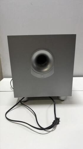 JBL SUB145 Powered 10" Subwoofer, 150W RMS, Front-Ported, RCA & Speaker Level Inputs, SN: ME0536-025821