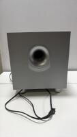 JBL SUB145 Powered 10" Subwoofer, 150W RMS, Front-Ported, RCA & Speaker Level Inputs, SN: ME0536-025821