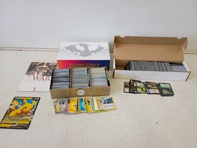 Large Mixed Lot Pok&eacute;mon & Magic Cards w/ Boxes & Marvel Civil War Director&rsquo;s Cut #1 Comic NM