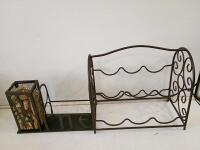 Home Decor Set &ndash; Candle Holders, Wine Racks - 3