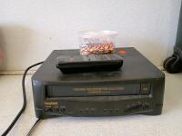 Symphonic Video Cassette Player (VHS) with Remote Control, AC/DC Operation - 4