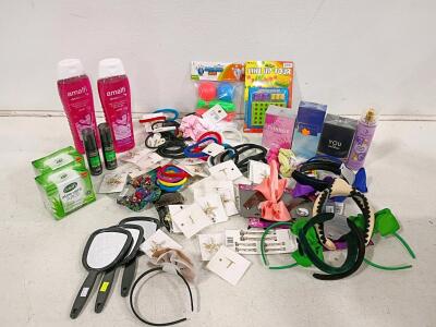 Mixed Lot: Amalfi Shower Gel, Perfume, Body Mist, TRESemm&eacute;, Dalan Soap, Hair Accessories, Toys