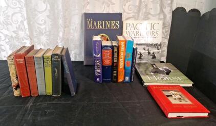 (7) Assorted 20's & 30's Hardcover Novels Including Treasure Island, Mysterious Island & The Swiss Family Robinson & (10) Assorted Modern Hardcover Books