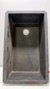 Ruvati SGR80040BSO Single-Bowl Undermount Composite Granite Kitchen Sink