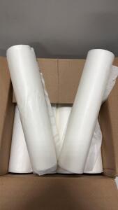 Ammex 14" x 225' Exam Table Paper Rolls, 10-Pack, White