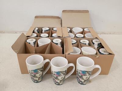 Mugs &ndash; Porcelain, 10 oz Capacity, Set of 24