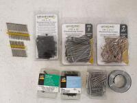 Assorted Fastener & Hardware Lot: Grip Rite, HighPoint, 20+ Boxes Screws, Nails - 3