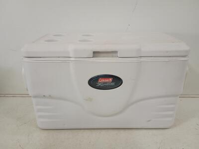 Coleman 70 Quart Ultimate Xtreme Marine Cooler &ndash; 4 Cup Holders, Metal Hinges, UV Protection