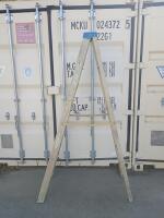 6 ft Step Ladder, 6 Steps, 300 lb Capacity, Pro-Grade, Blue Tool Tray - 2