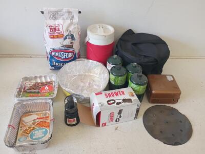 Comprehensive Camping & Outdoor Cooking Gear Bundle (Dutch Oven, Cooler, Propane, Stove, Accessories)