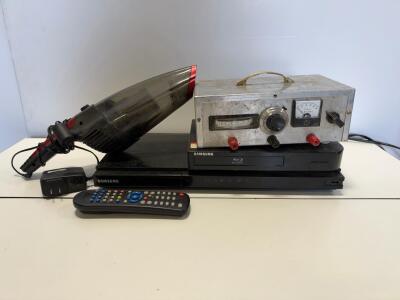 Samsung BD-D5700 and BD-H5100 Blu-ray Disc Players with Remote, Rechargeable Vaccum Cleaner, Misc Electronic