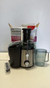 MegaChef MGJM-3000 Centrifugal Juice Extractor, 800W, 2-Speed, Stainless Steel