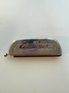 Hohner Chrometta 8 Chromatic Harmonica, Key of C, 8 Holes, 32 Reeds, Stainless Steel Covers