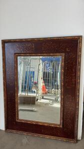 Uttermost 11213 B Framed Decorative Wall Mirror with Ornate Carved Wood Frame approximately 41&rdquo;x53.50x3&rdquo;