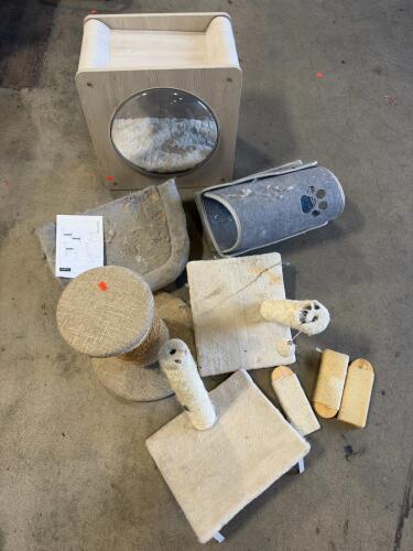 Large Modular Cat Tree Condo Set with Bubble Dome, Multiple Platforms, Tunnels & Scratching Posts
