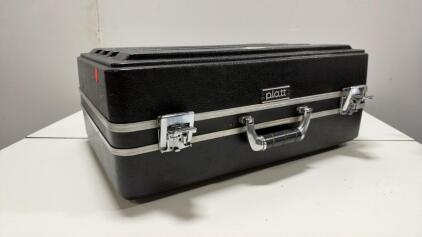 Platt Hardshell Carry case & Electronic Boxing Training Mat with LED Display, 6 Target Zones, and Dual Speakers