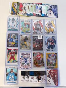 2023/2024 Panini Mosaic Donruss Score Football Rookie & Draft Card Lot &mdash; 25+ Multi-Brand Inserts