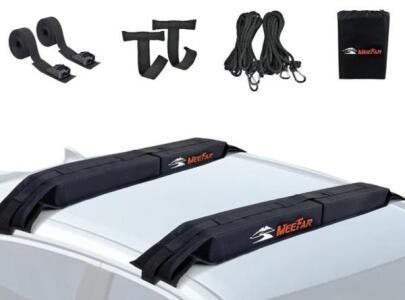 (1) MeeFar Universal Soft Luggage Rack Set